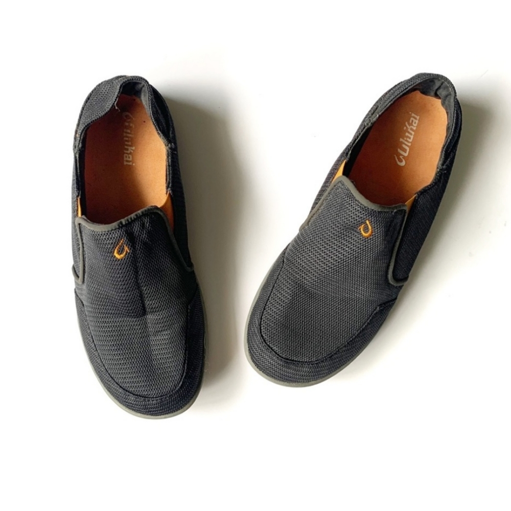 OliKai Gray Dark Shadow Mesh Nohea Slip On Shoes
